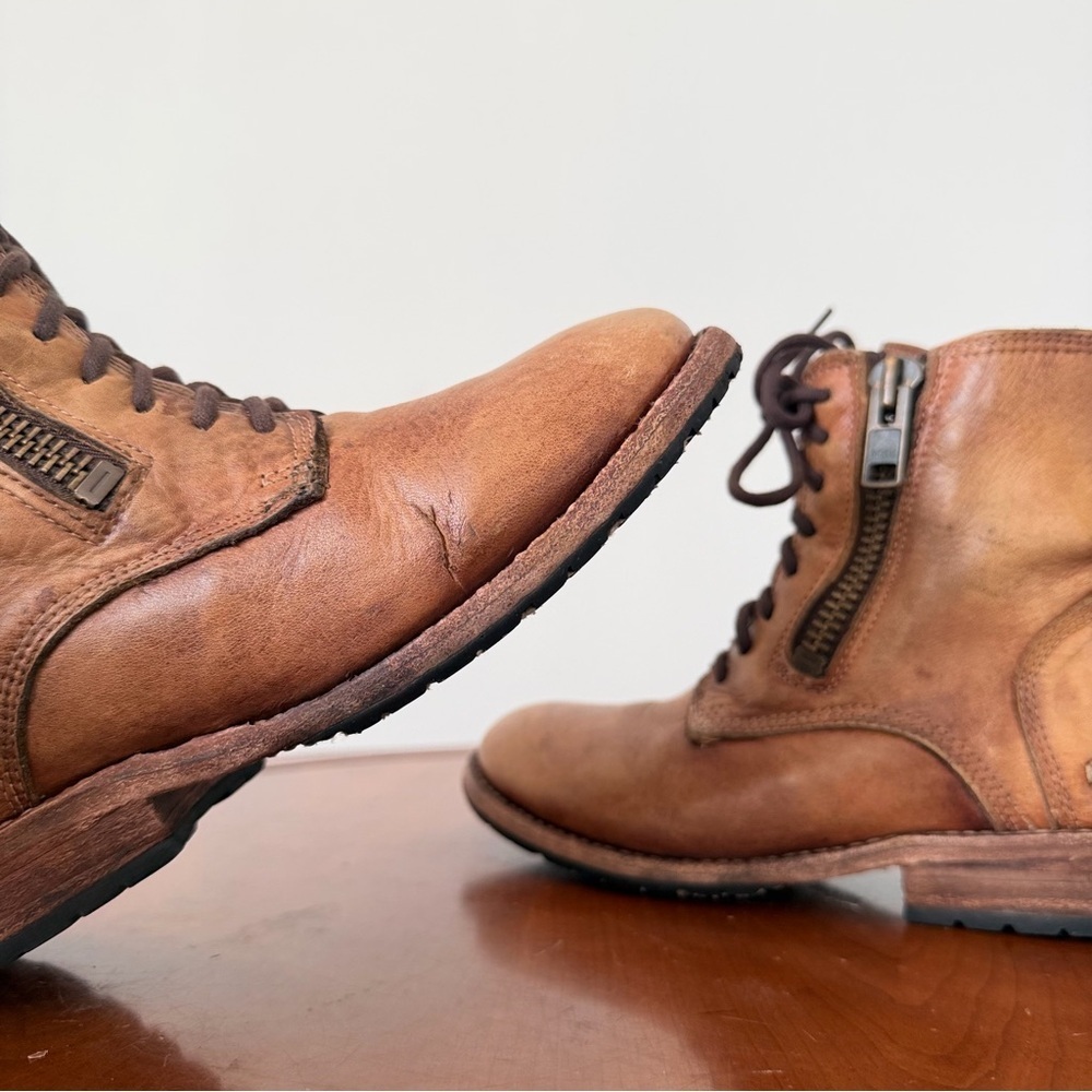 Bed Stu Tactic Trek Distressed Leather Combat Boots | US 6.5 - Picture 9 of 10
